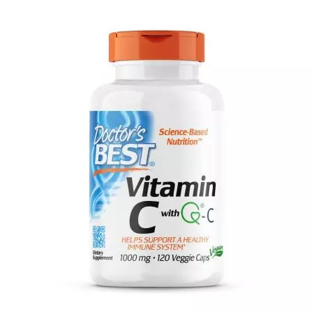 Doctor's Best Vitamin C with Q-C 1,000 mg 120 Veggie Capsules