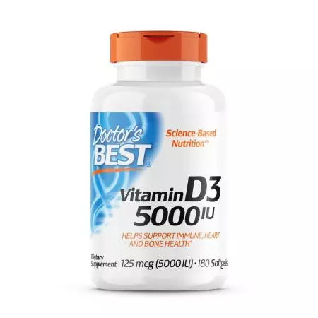 Doctor's Best Vitamin D3 5,000iu Softgels