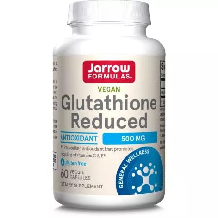 Jarrow Formulas L-Glutathione 500mg Veggie 60 Capsules