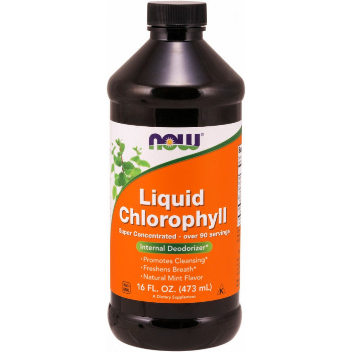 NOW Foods Liquid Chlorophyll Mint Flavour 16oz