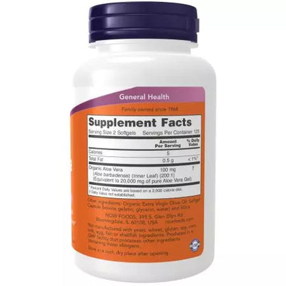 NOW Foods Aloe Vera 10,000 mg 250 Softgels