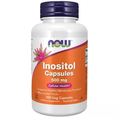 NOW Foods Inositol 500mg 100 Veg Capsules